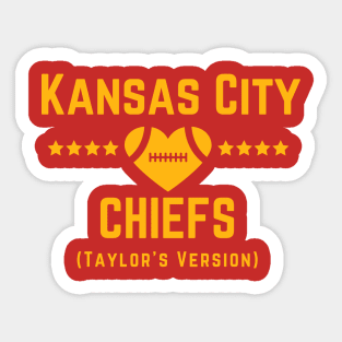 Chiefs Taylor's Verson Sticker